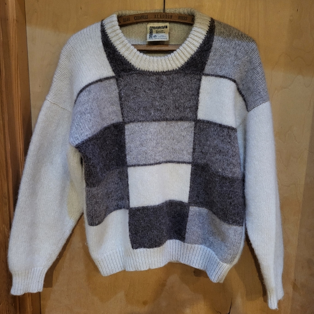 Vintage Rapaki Mahana Wool Sweater Hand crafted Knitwear from New Zealand